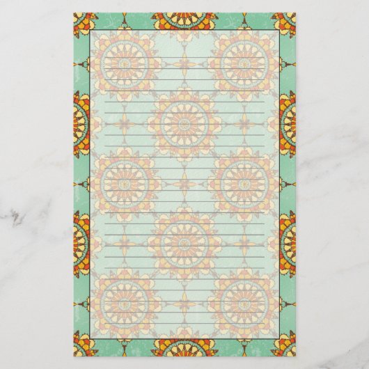 装飾用パターン 便箋 (正面)