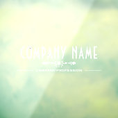 装飾用ビジネスネーム窓用シール ウィンドウサイン (シート3)