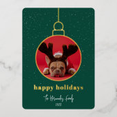 装飾用フォトフレーム 箔シーズンカード (正面)