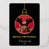 装飾用フォトフレーム 箔シーズンカード (正面)