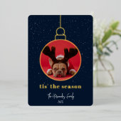 装飾用フォトフレーム 箔シーズンカード (立ち正面)