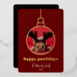 装飾用フォトフレーム 箔シーズンカード