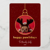 装飾用フォトフレーム 箔シーズンカード (正面)