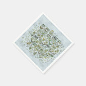 装飾用フクロウ スタンダードカクテルナプキン (角)