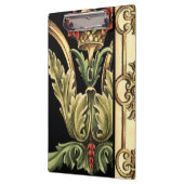 装飾用フローラデザインと黒縁ど クリップボード (左)