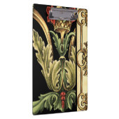 装飾用フローラデザインと黒縁ど クリップボード (右)