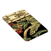 装飾用フローラデザインと黒縁ど マグネット (右側)