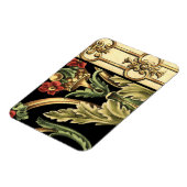 装飾用フローラデザインと黒縁ど マグネット (左側)