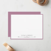 装飾用フローラフローリッシュメイブフレーム ノートカード (正面/裏面インサイチュ)