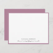 装飾用フローラフローリッシュメイブフレーム ノートカード (正面/裏面)