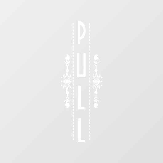 装飾用プルドアサイン ウィンドウサイン (シート)