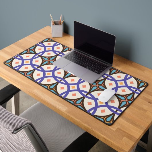 装飾用モザイク華美セラミックタイル模様 デスクマット (オフィス2)