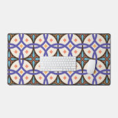 装飾用モザイク華美セラミックタイル模様 デスクマット (キーボード&マウス)