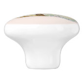 装飾用ラズリ文房鳥 セラミックノブ (側面)