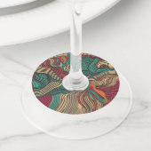 装飾用ワイングラスラベル ワイングラスタグ (クローズアップ)