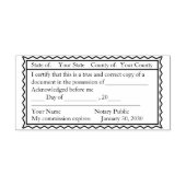 装飾用公証書印紙 セルフインキングスタンプ (デザイン)