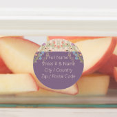 装飾用円形デザイナー ラベル (貼付)