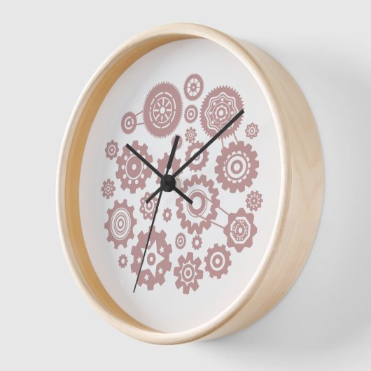 装飾用整備士ギア 壁時計 (傾斜)