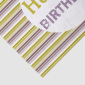 装飾用梅と金ゴールドストライプ 薄葉紙 (詳細)