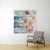 装飾用水彩花 タペストリー (インサイチュ(横))