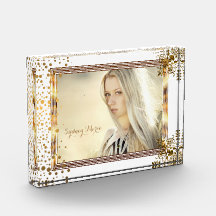 装飾用白と金ゴールド紙吹雪ドット- DIY写真