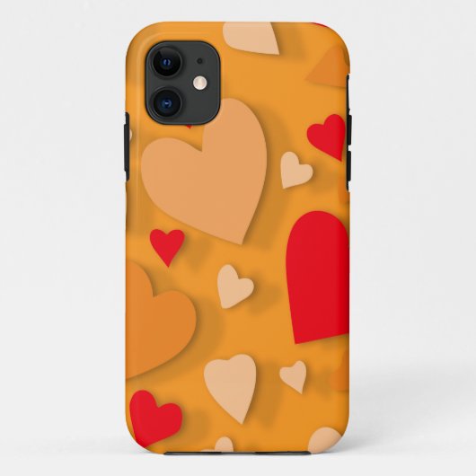 装飾用紙のハート 7 Case-Mate iPhoneケース (裏面)
