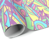 装飾用羽毛の包装紙 ラッピングペーパー (ロールコーナー)