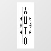 装飾用自動ドアの看板 ウィンドウサイン (シート)