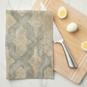 装飾用銀タペストリーフローラ配置 キッチンタオル (四つ折り)