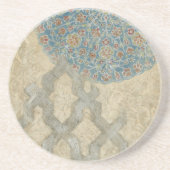 装飾用銀タペストリーフローラ配置 コースター (正面)