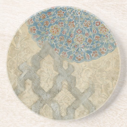 装飾用銀タペストリーフローラ配置 コースター (正面)