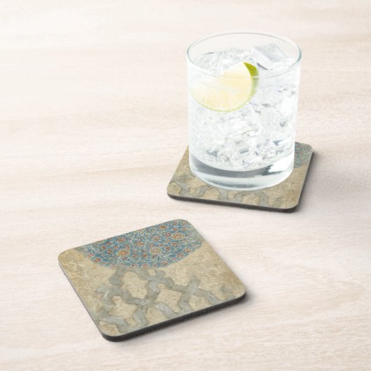 装飾用銀タペストリーフローラ配置 コースター (右側)