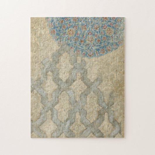 装飾用銀タペストリーフローラ配置 ジグソーパズル (縦)