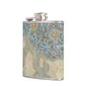 装飾用銀タペストリーフローラ配置 フラスク (左)