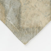 装飾用銀タペストリーフローラ配置 フリースブランケット (角)