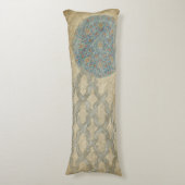 装飾用銀タペストリーフローラ配置 ボディピロー (正面縦)