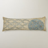 装飾用銀タペストリーフローラ配置 ボディピロー (正面)