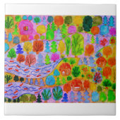 装飾用陶カラフル板 タイル (正面)