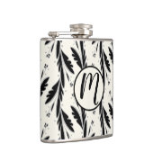 装飾用黒つる植物パターン フラスク (右)