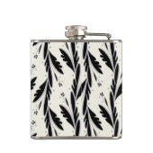 装飾用黒つる植物パターン フラスク (裏面)