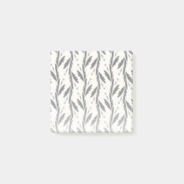 装飾用黒つる植物パターン ポストイット