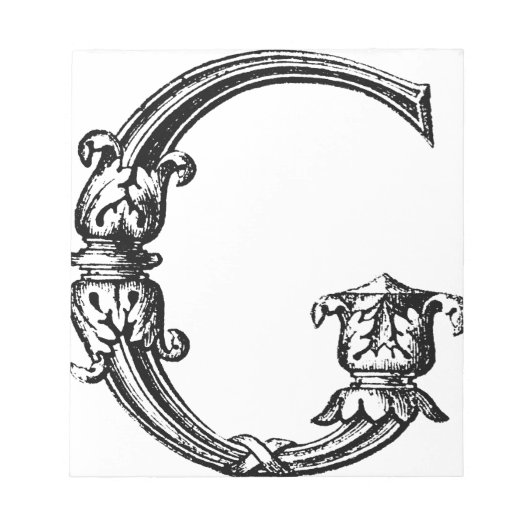 装飾用G ノートパッド (正面)