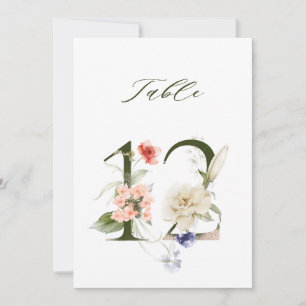 装飾番号12 テーブルナンバー