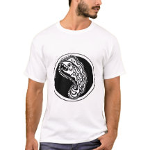 装飾白黒魚デザイン