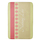 装飾的およびスタイリッシュフローラアクセント バスマット (正面縦)