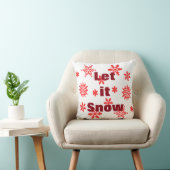 装飾的それが水晶雪片のクリスマス雪が降るようにして下さい クッション (椅子)