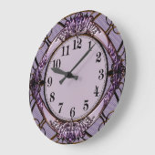 装飾的でエレガントな柱時計 ラージ壁時計 (傾斜)