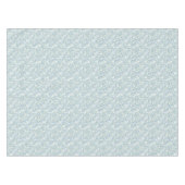 装飾的でストライプのな葉パターン テーブルクロス (正面(横))