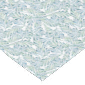 装飾的でストライプのな葉パターン テーブルクロス (アングル)