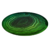 装飾的でモダンな緑の粋な珍しい カッティングボード (角)